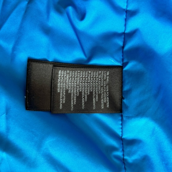 North Face Y2K Blue Quilted Jacket with Flower in the back and front size S - Picture 5 of 6